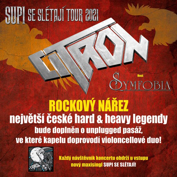CITRON - Supi se slétají Tour 2021 / host Synfobia