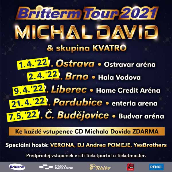 MICHAL DAVID – BRITTERM TOUR 2022